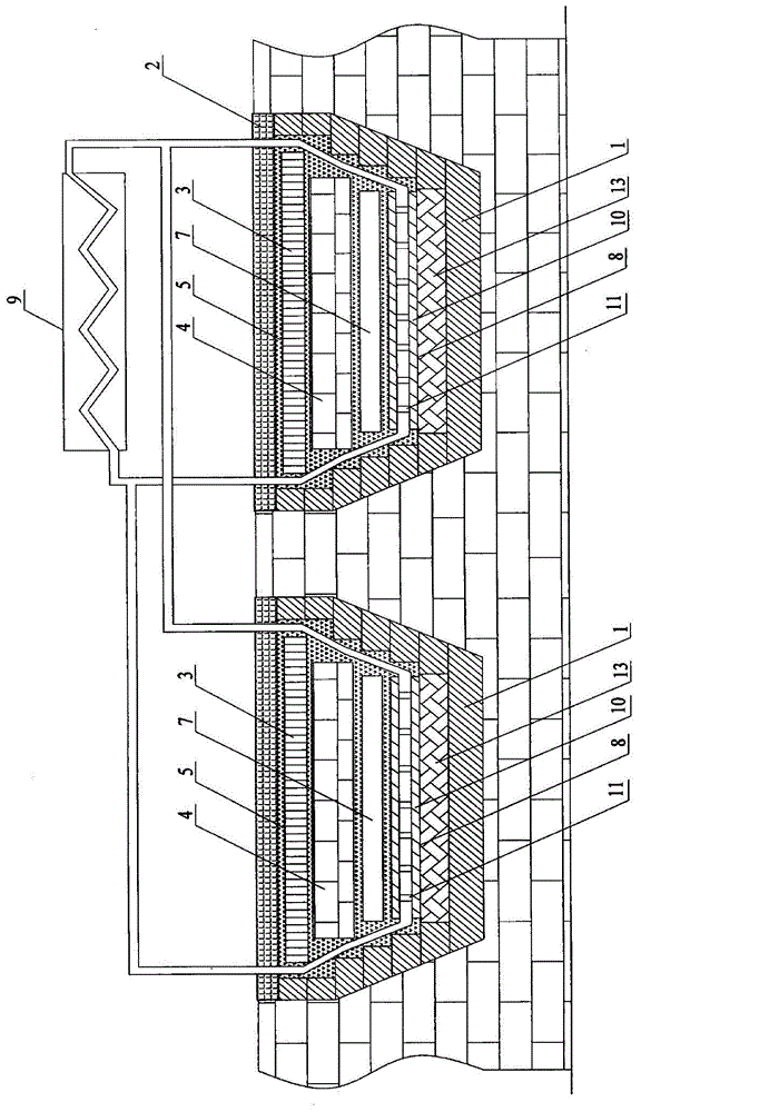 Thermal induction type coke oven waste heat recovery power generation system based on stabilized power supply circuit