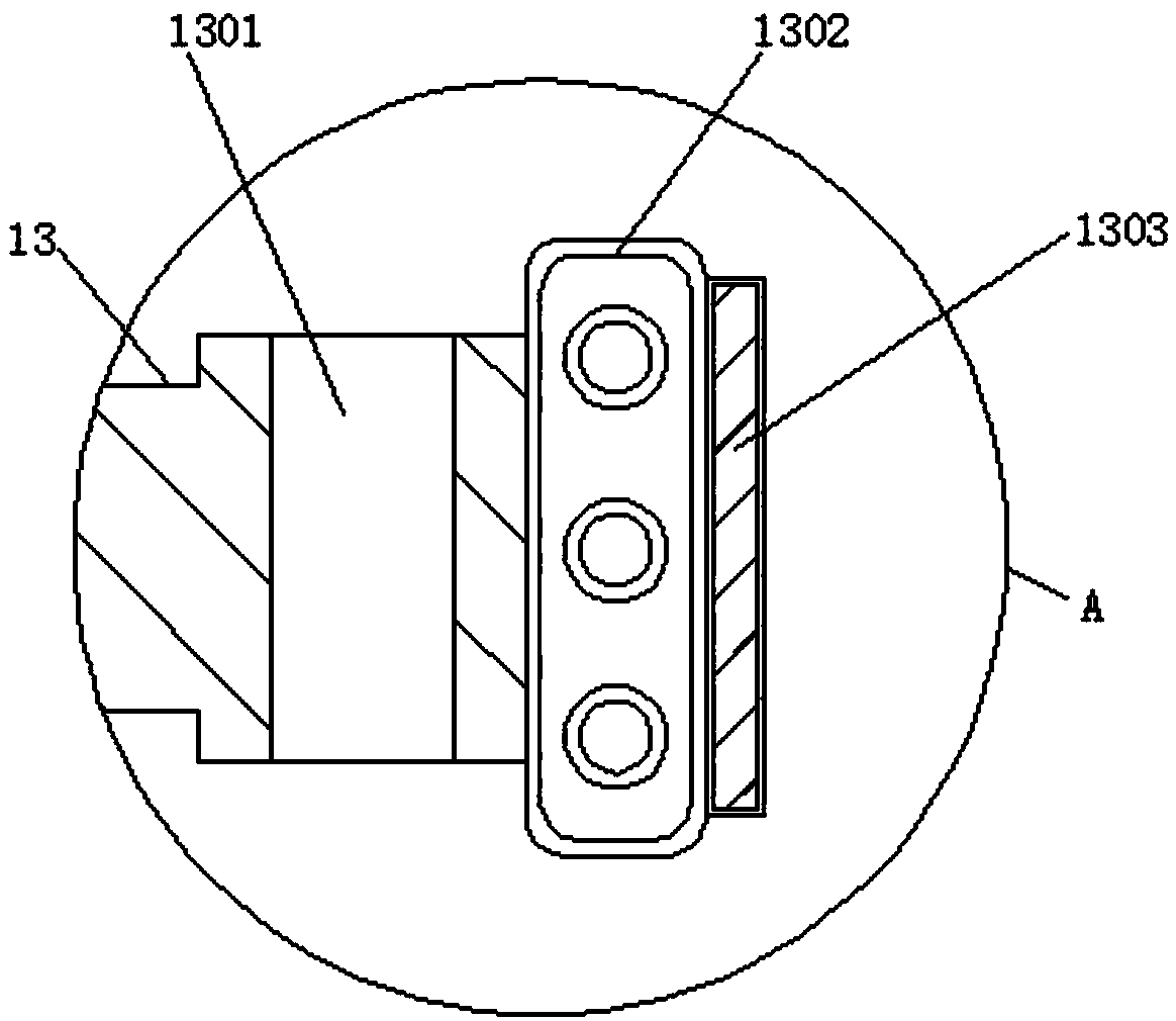 Irrigation device for underplanting of gastrodia elata and capable of uniform spraying