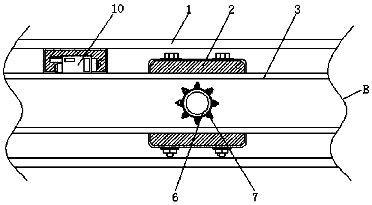 Irrigation device for underplanting of gastrodia elata and capable of uniform spraying