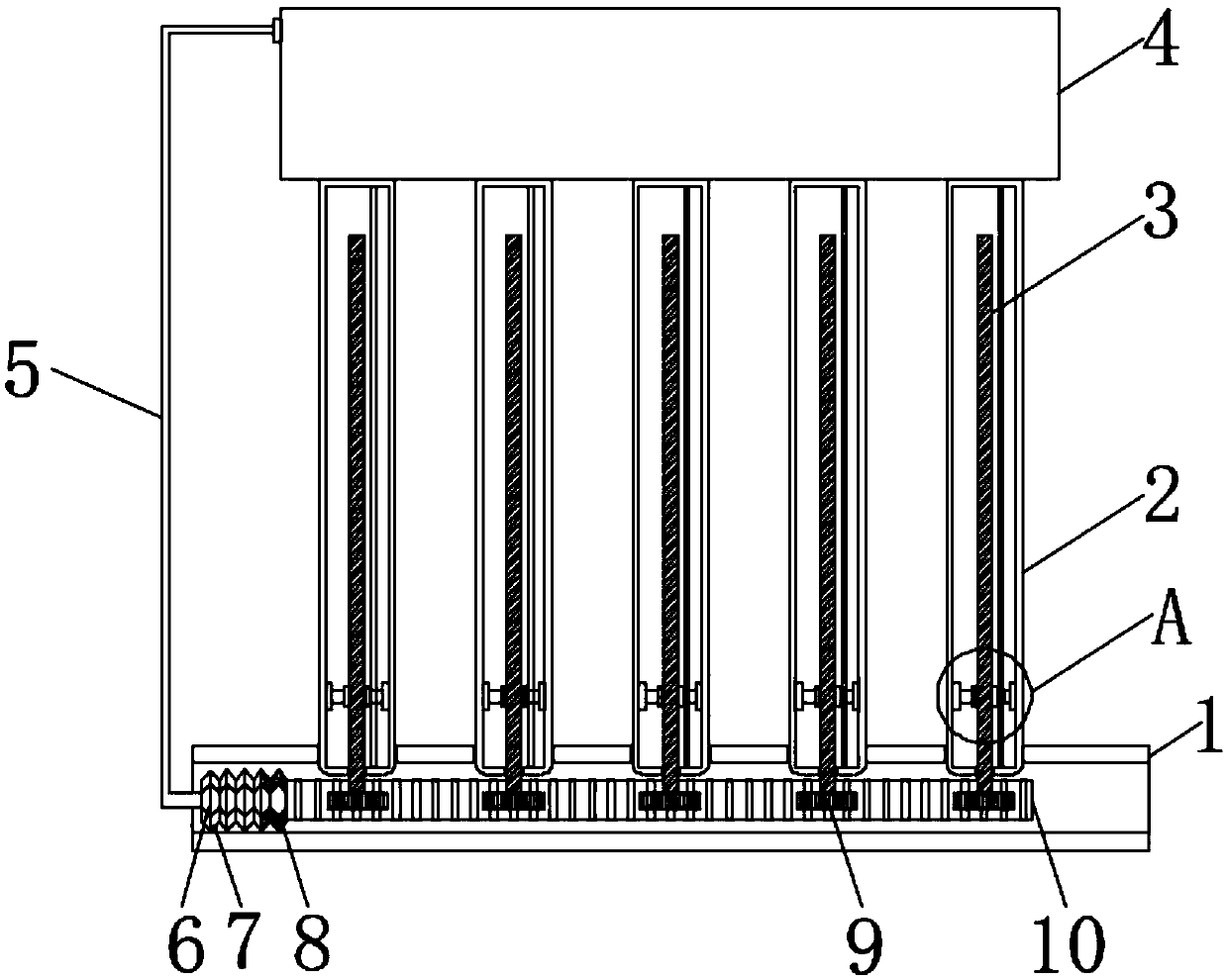 Solar energy water heater with self-cleaning vacuum tube water scale function