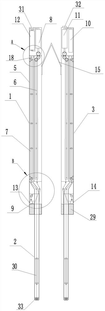 Washing-free public and private sanitary chopsticks capable of automatically replacing sleeves