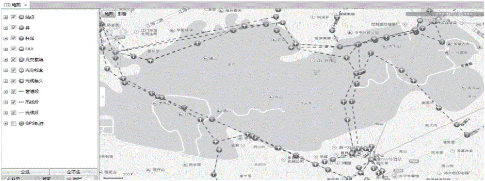 Graphical intelligent comprehensive management and maintenance system of cables