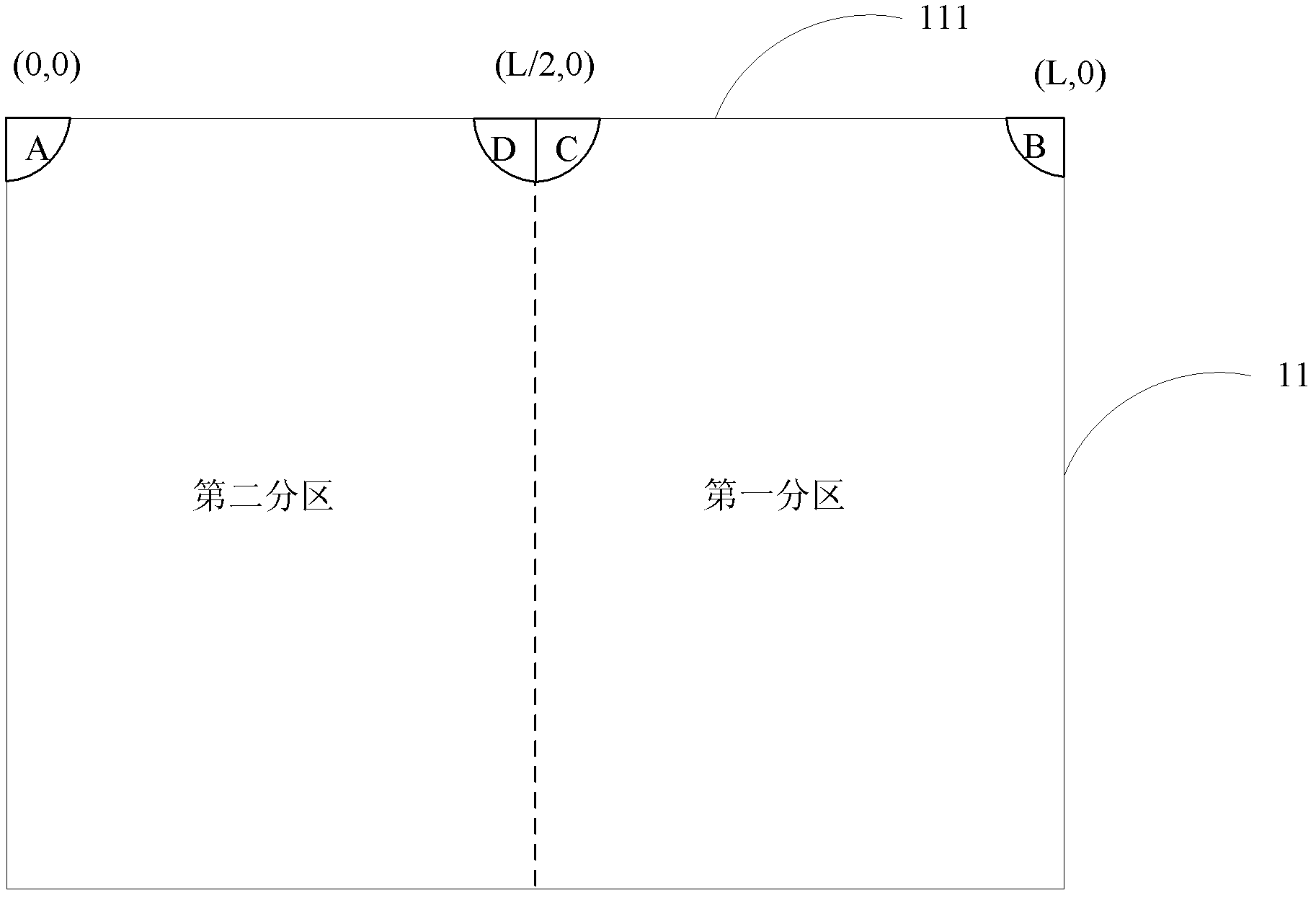 Camera shooting type touch control method and device