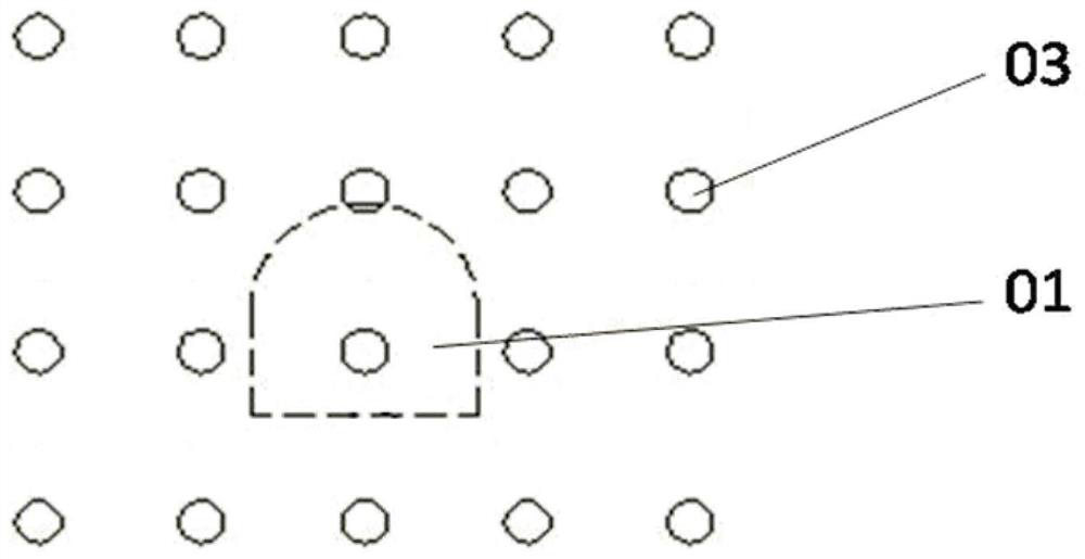 Rock cross-cut coal uncovering method based on controllable shock wave permeability improvement