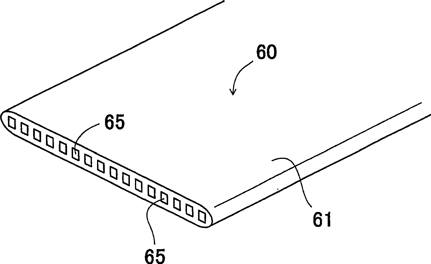 Heat exchanging tube and heat exchanger