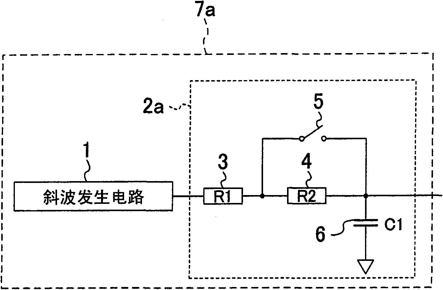 Ramp wave output circuit, analog/digital conversion circuit, and camera