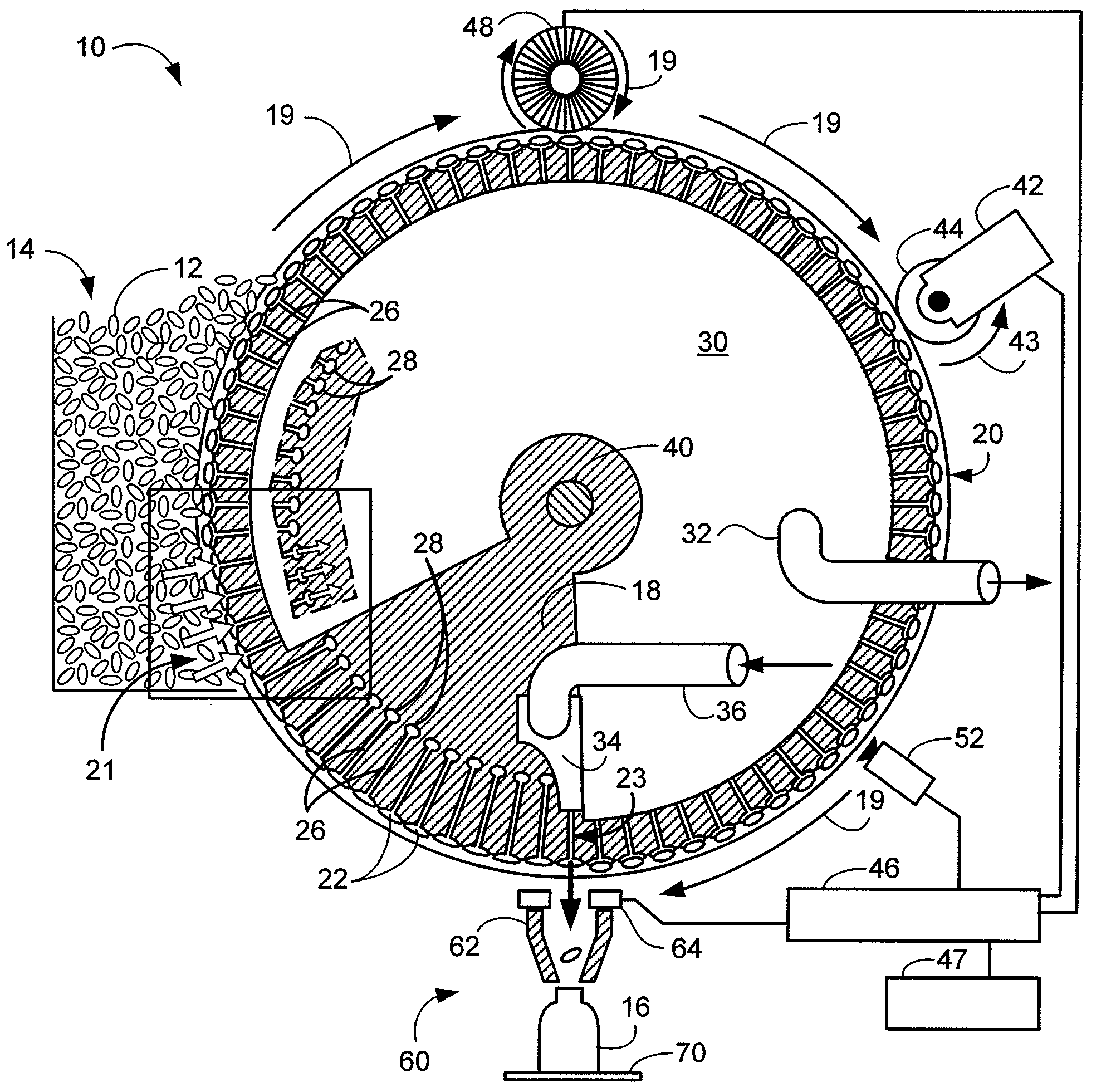 Vacuum Apparatus and Methods for Handling Pills