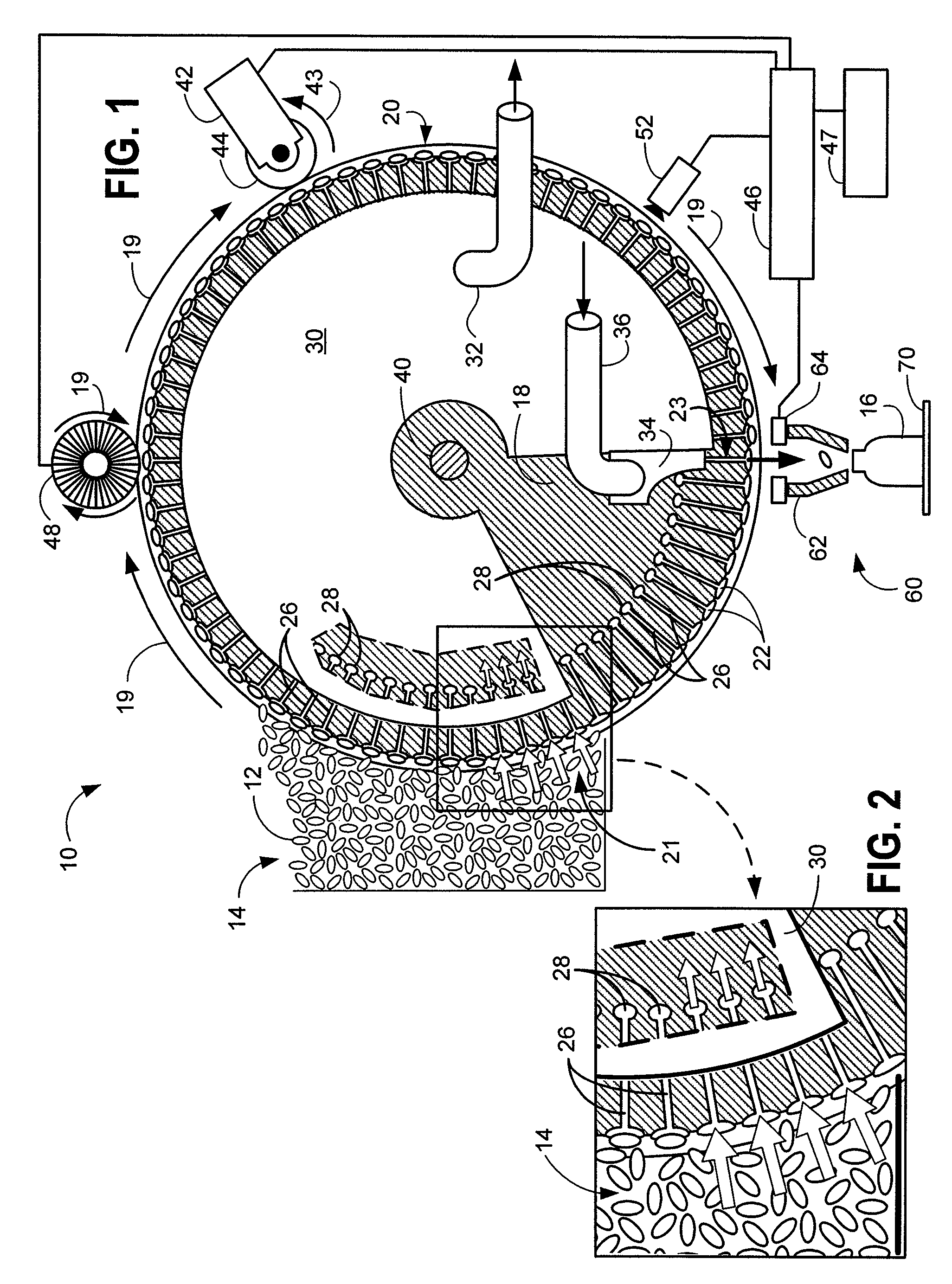 Vacuum Apparatus and Methods for Handling Pills