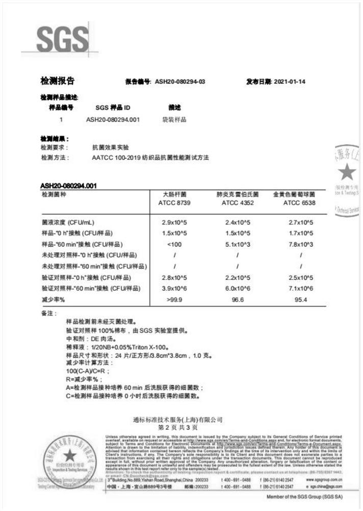 Inactivated germ melt-blown fabric and production process thereof