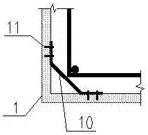 Formwork removal-free reinforced concrete column construction device