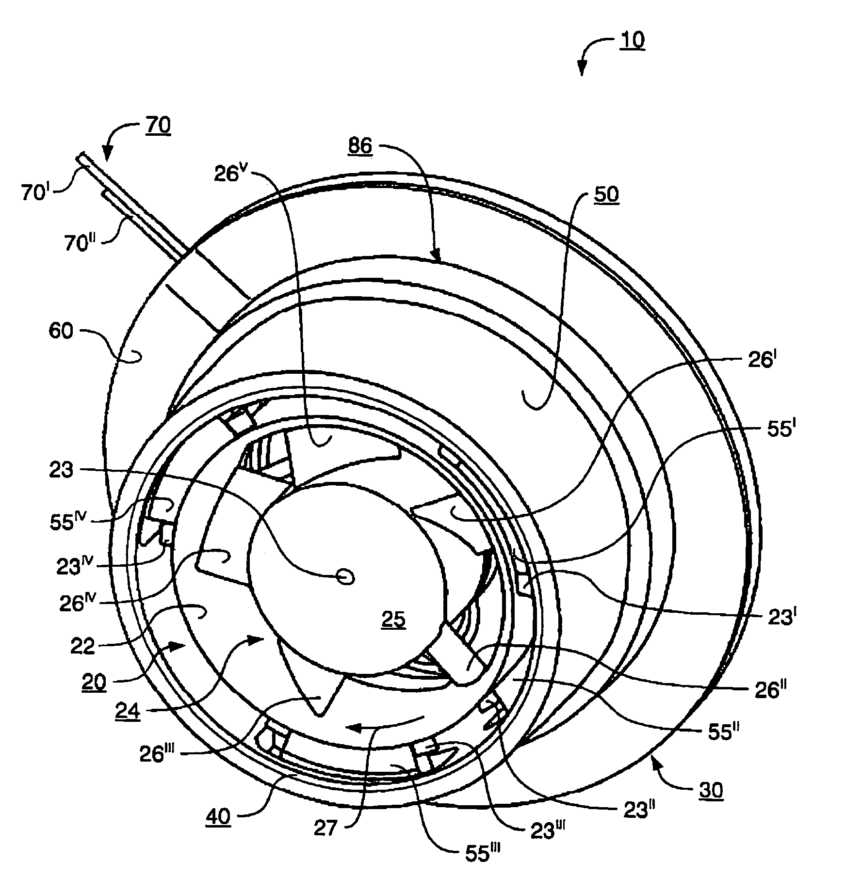 Fan unit having an axial fan with improved noise damping