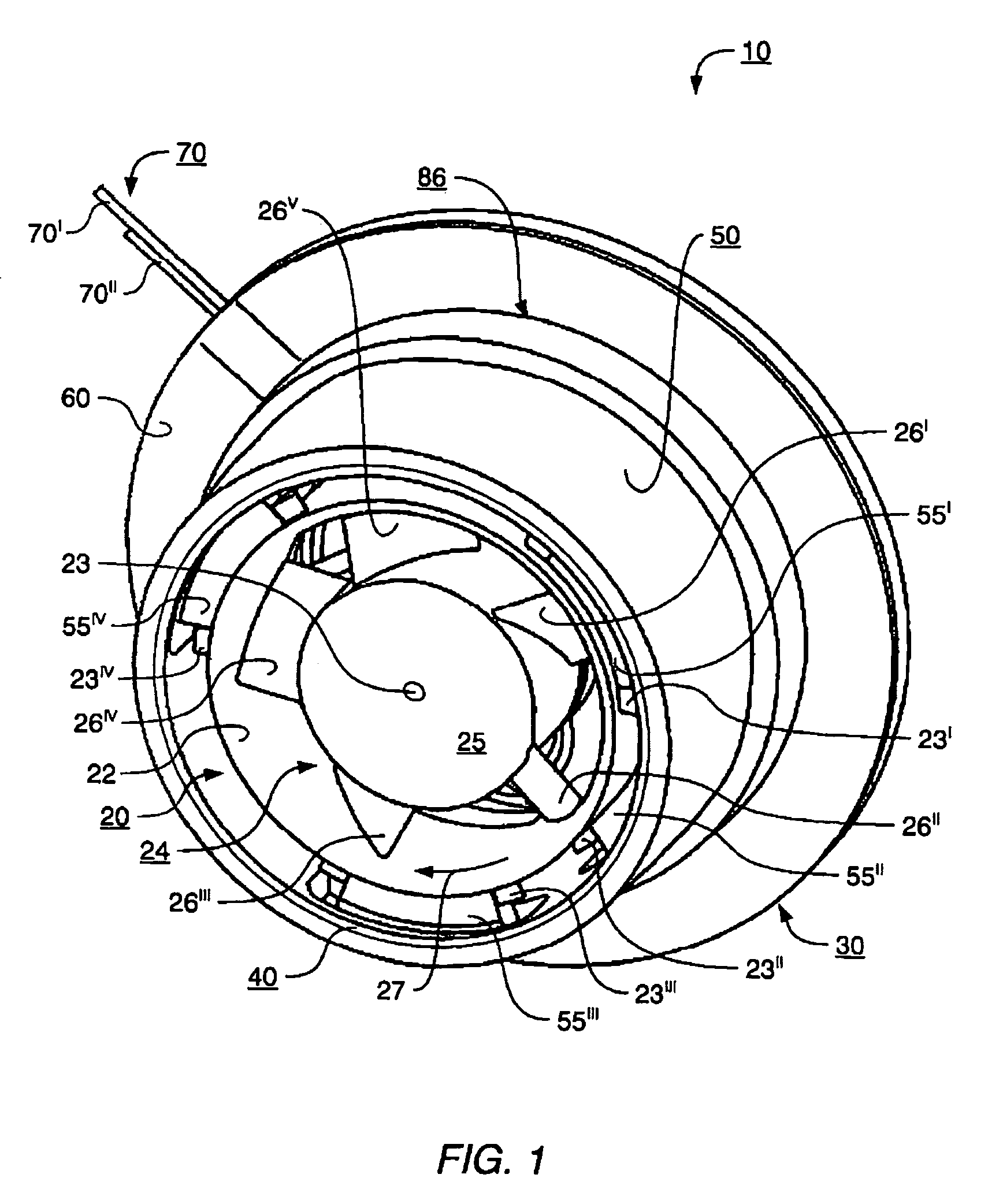 Fan unit having an axial fan with improved noise damping