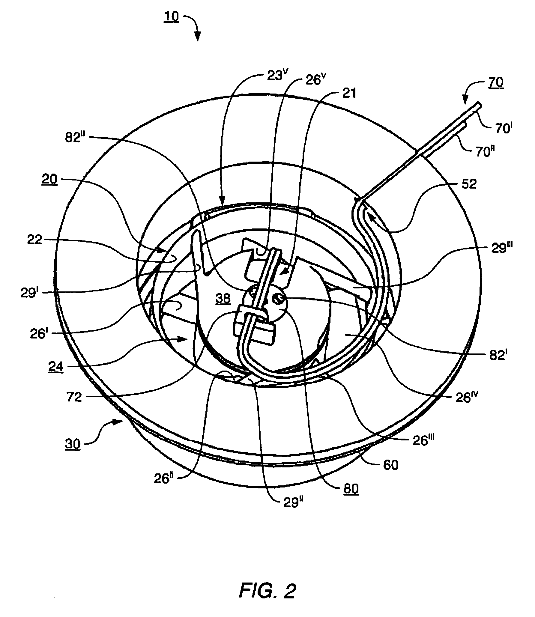 Fan unit having an axial fan with improved noise damping