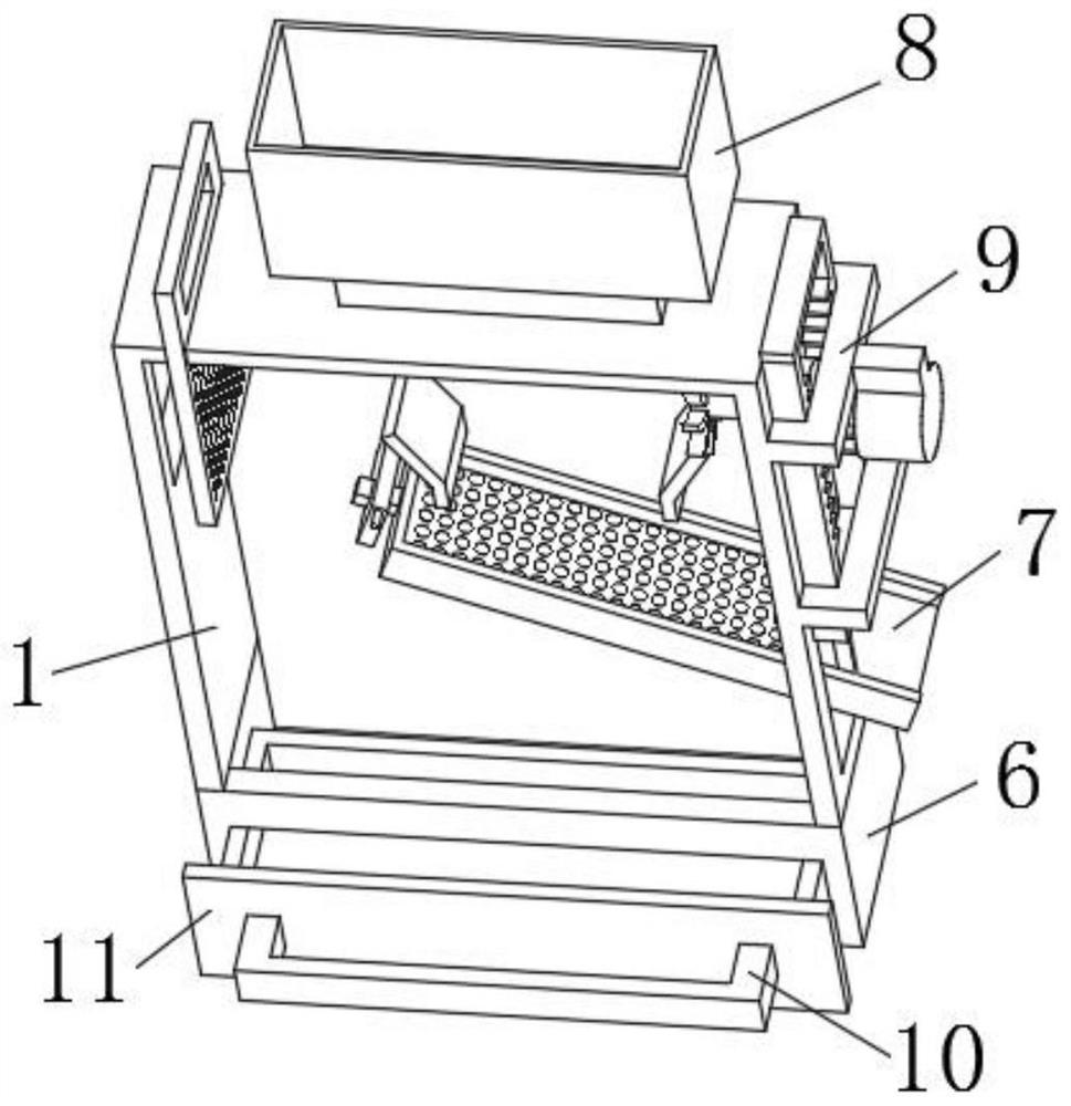 Seed production and dust removal mechanical equipment with good dust removal effect