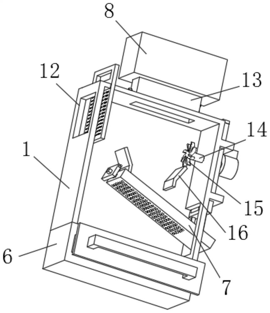 Seed production and dust removal mechanical equipment with good dust removal effect