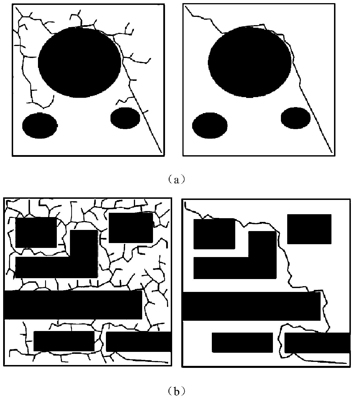 Static obstacle avoidance path planning calculation method for unmanned motorcycle