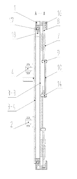 Airbag-type sealed hatch for underground coal mines