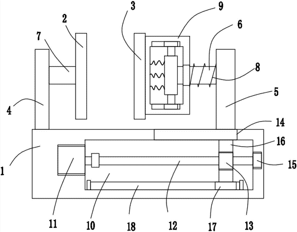 Clamping mechanism for automobile inspection tool