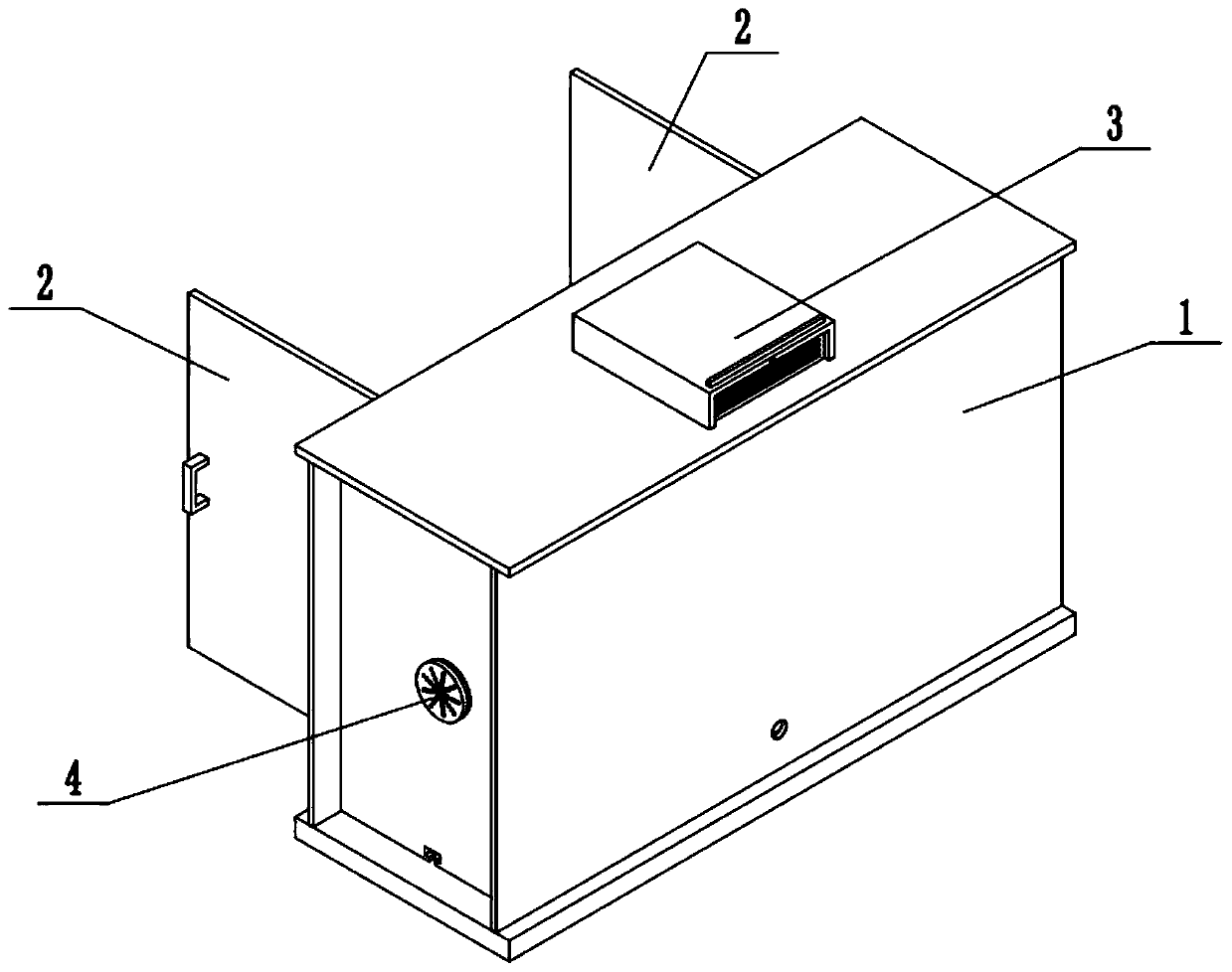 Dust-proof ventilation power control cabinet