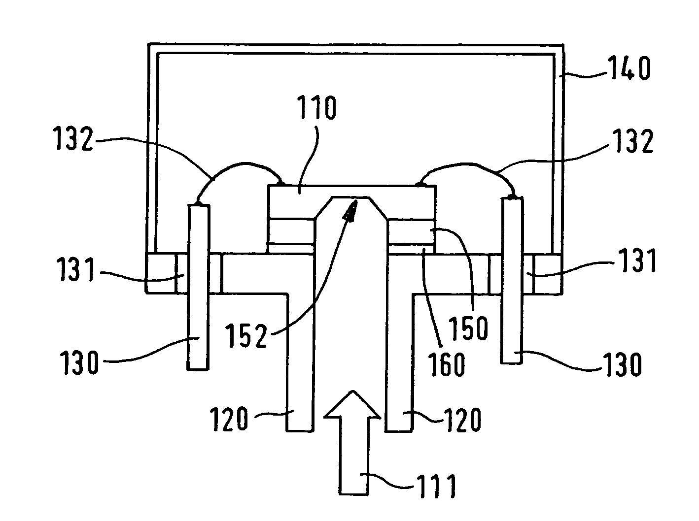 Pressure sensor featuring pressure loading of the fastening element