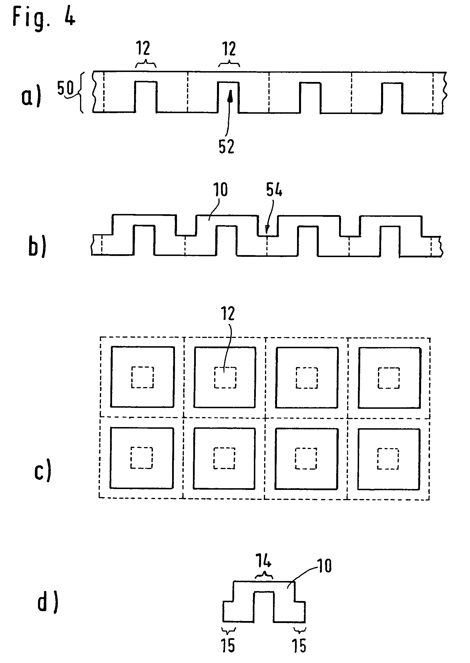 Pressure sensor featuring pressure loading of the fastening element