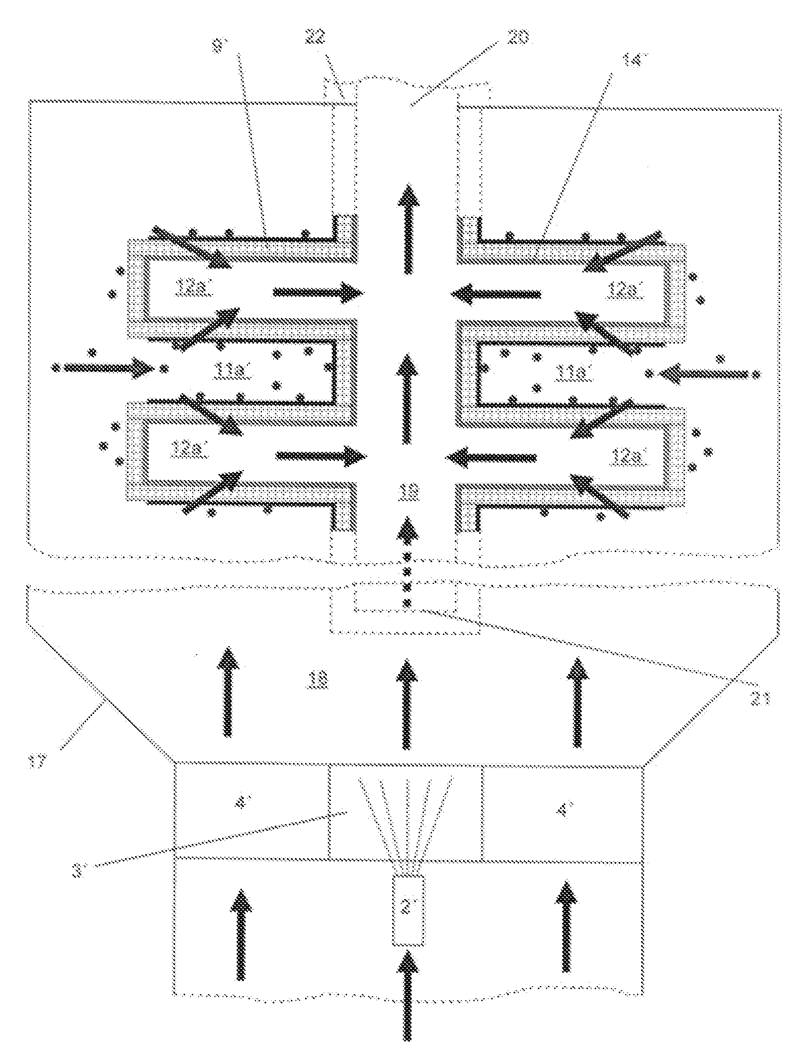 Exhaust gas post treatment system