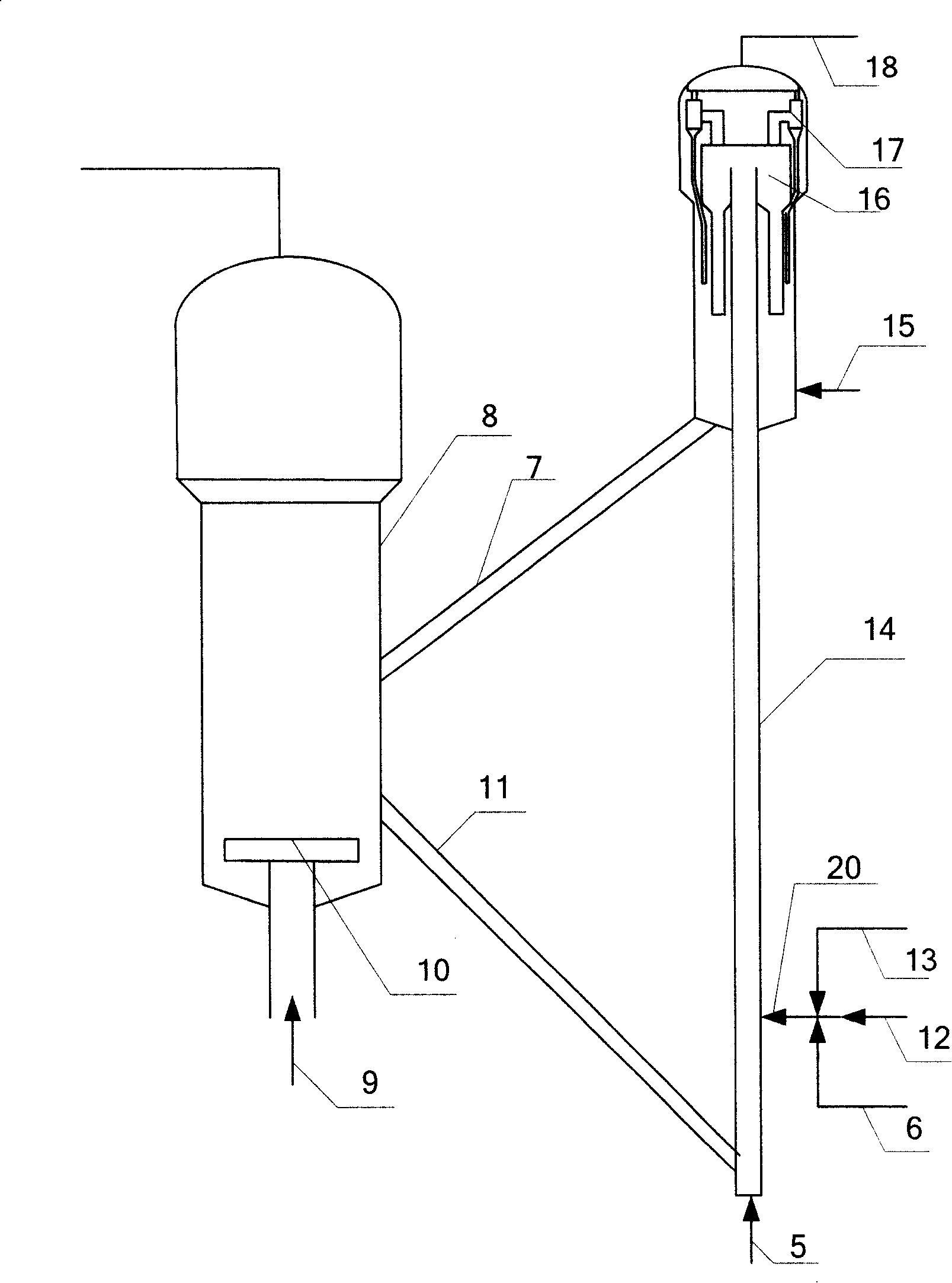 Low energy consumption catalytic conversion method of hydrocarbon oil