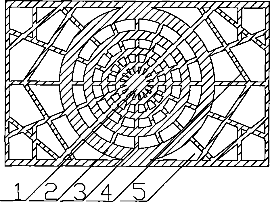 Design method of bionic spider web composite material structure