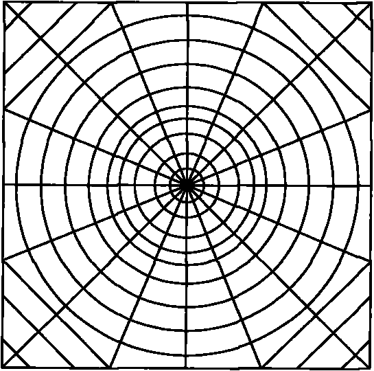 Design method of bionic spider web composite material structure