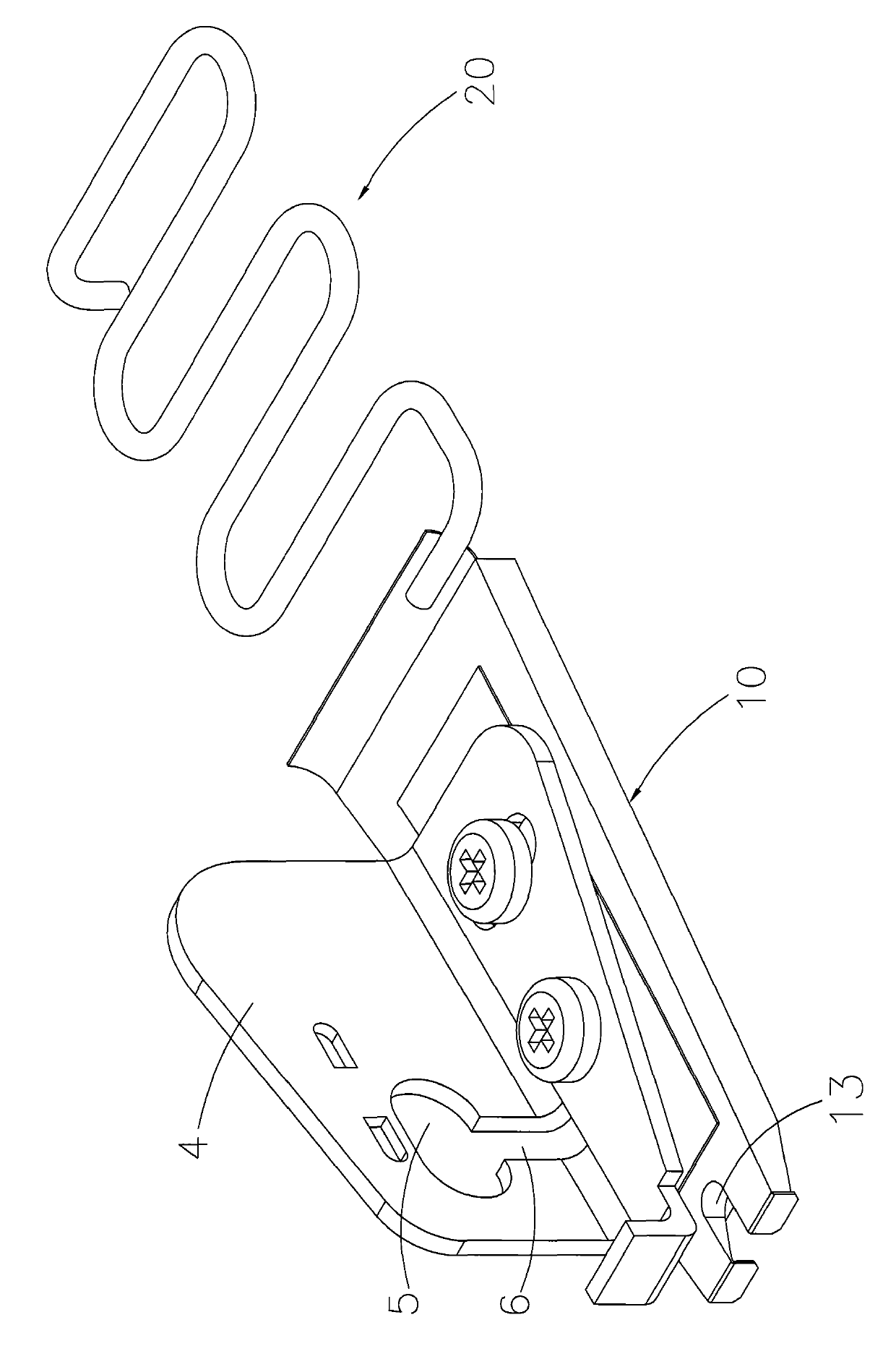 Binding device on sewing machine