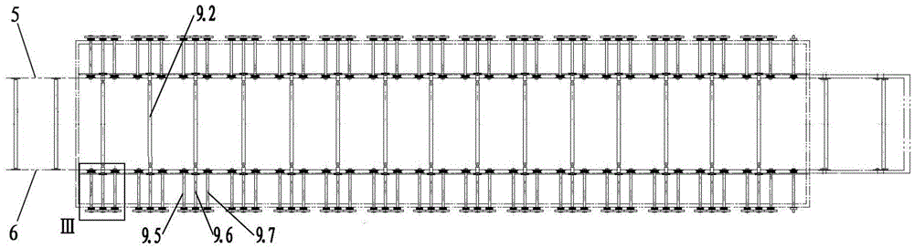 Transmission device for synthetic rubber drying box