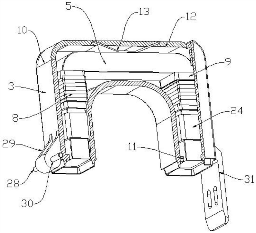 Open-type current transformer and manufacturing method thereof