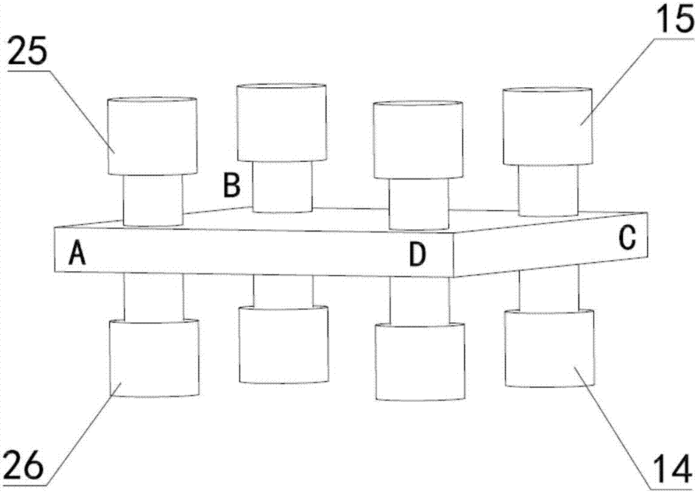 Heavy bi-functional press movable beam balance control loop with returning and loading functions