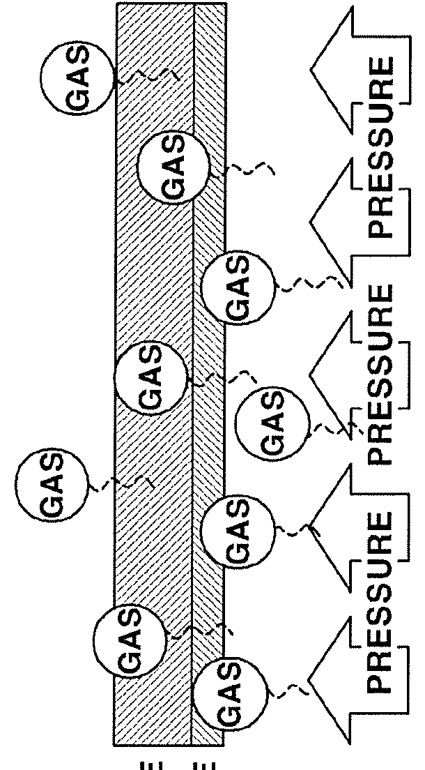 High-pressure tank having structure for radiation of heat and discharge of remaining gas and method of manufacturing the same