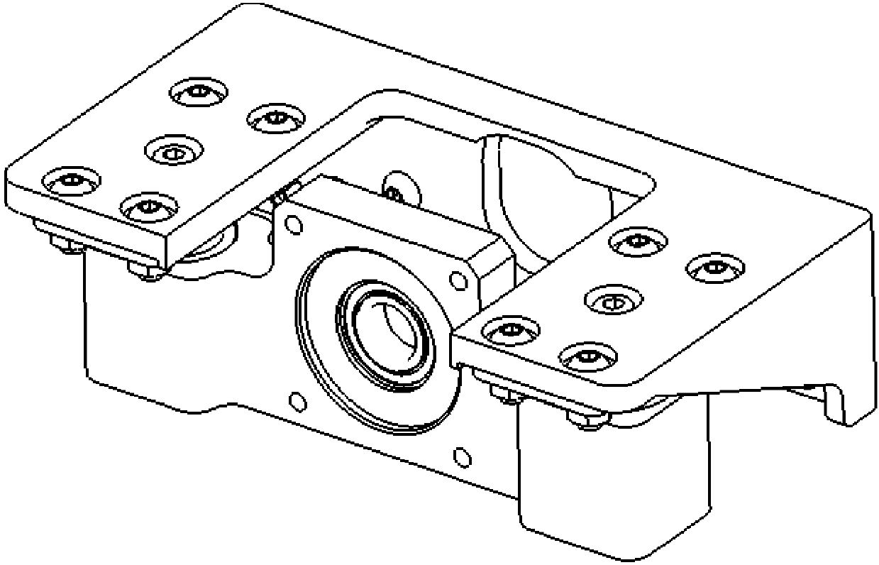 Heavy-load wheel type robot adjustable suspension device