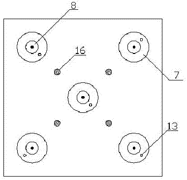 Upper plate-anchor rod-ball foundation and construction method thereof