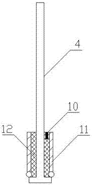 Upper plate-anchor rod-ball foundation and construction method thereof