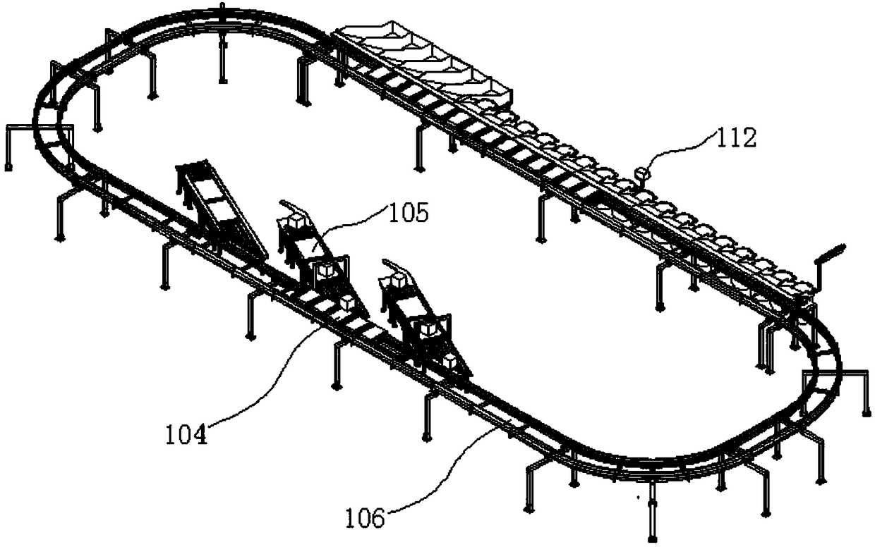 Cross-belt logistic sorting system