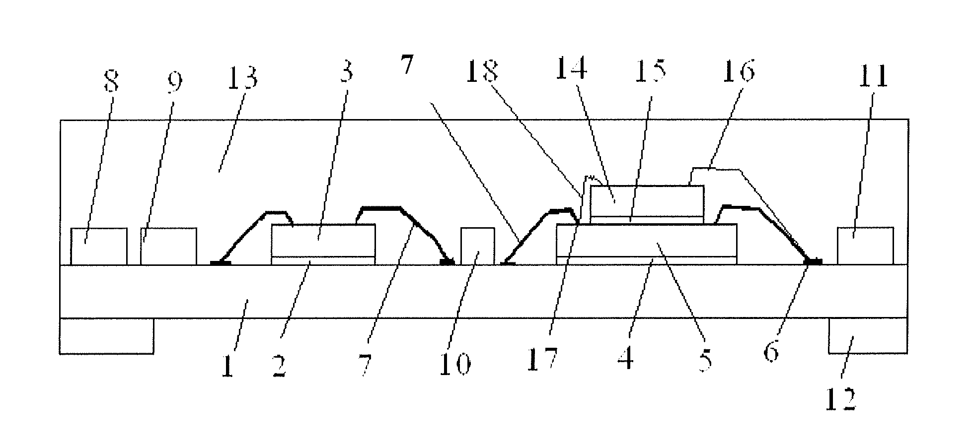 Sip system-integration IC chip package and manufacturing method thereof