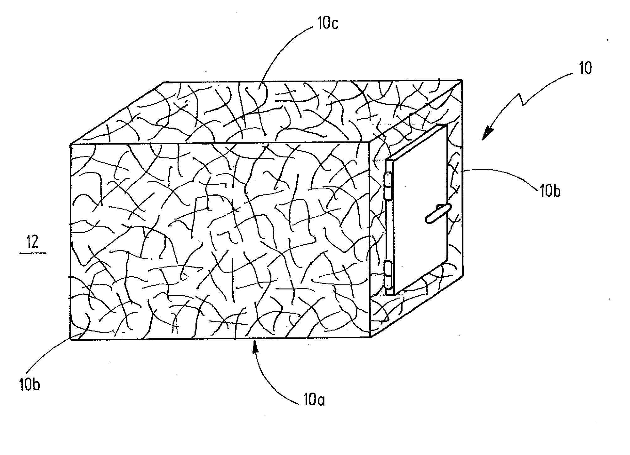 Housing part for a housing with flameproof encapsulation comprising a porous body