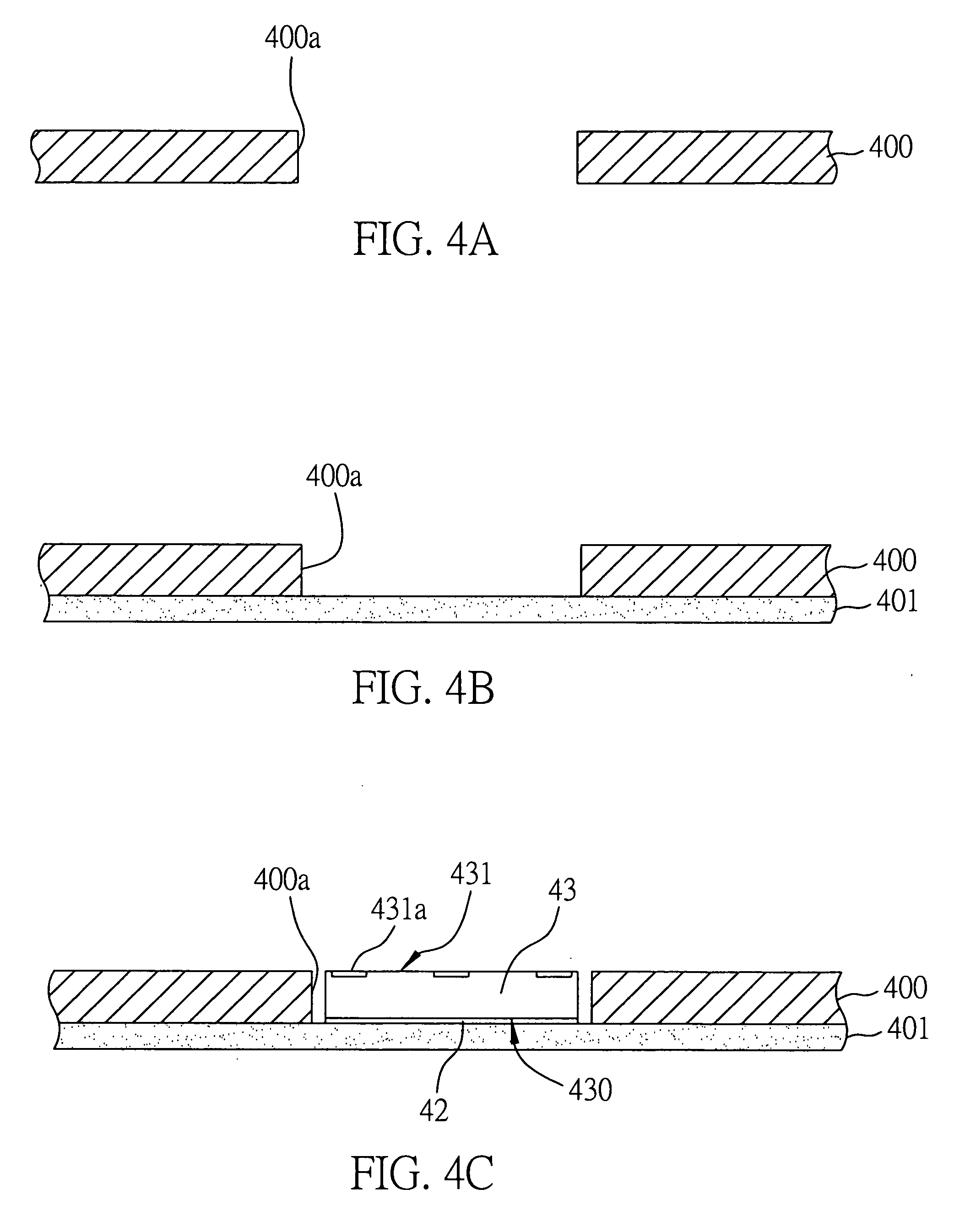 Three dimensional package structure with semiconductor chip embedded in substrate and method for fabricating the same