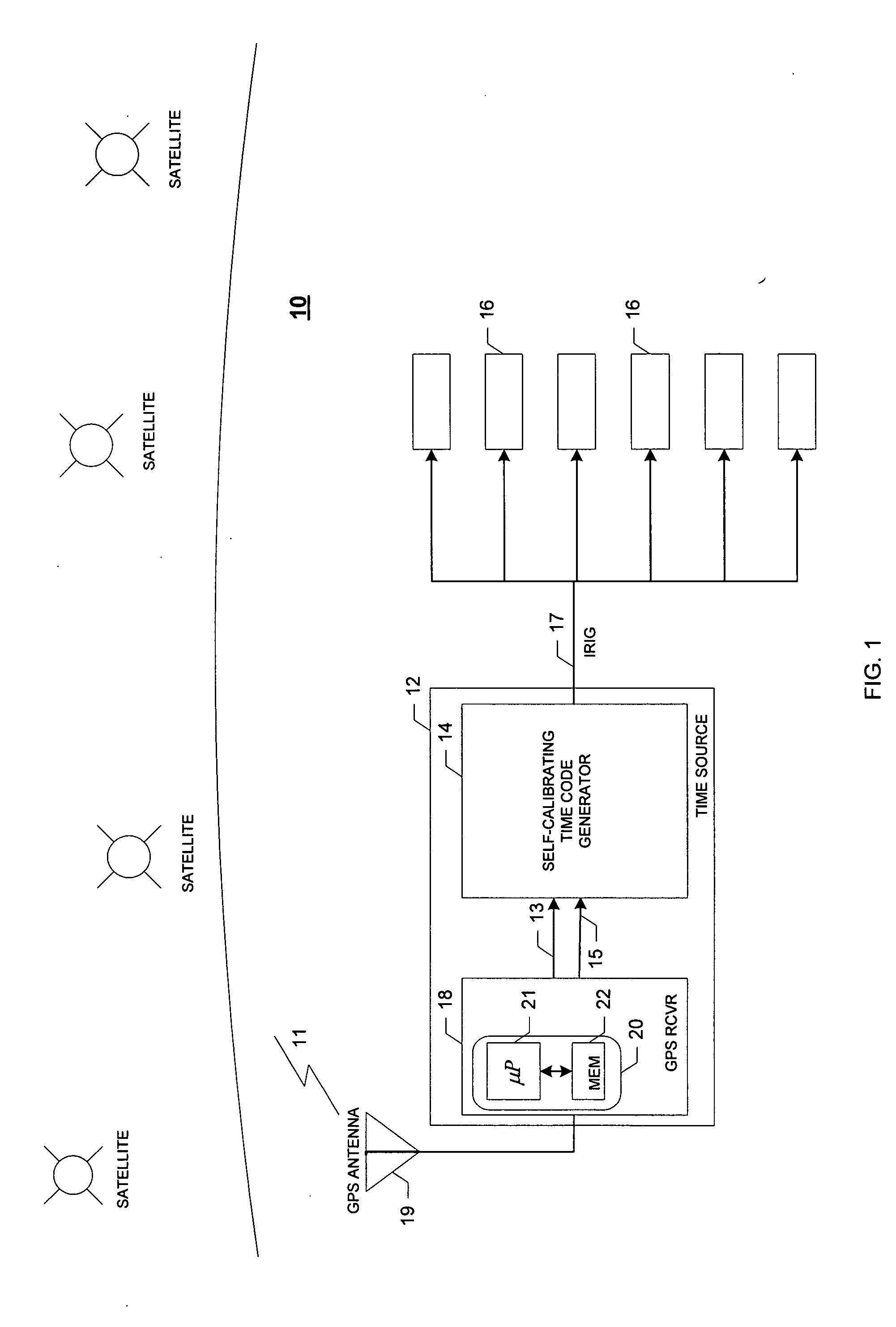 Self-calibrating time code generator