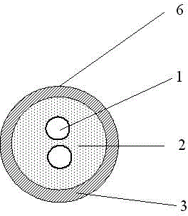 Aerial bare cable utilizing microform sensing optical unit for temperature measurement and strain sensing