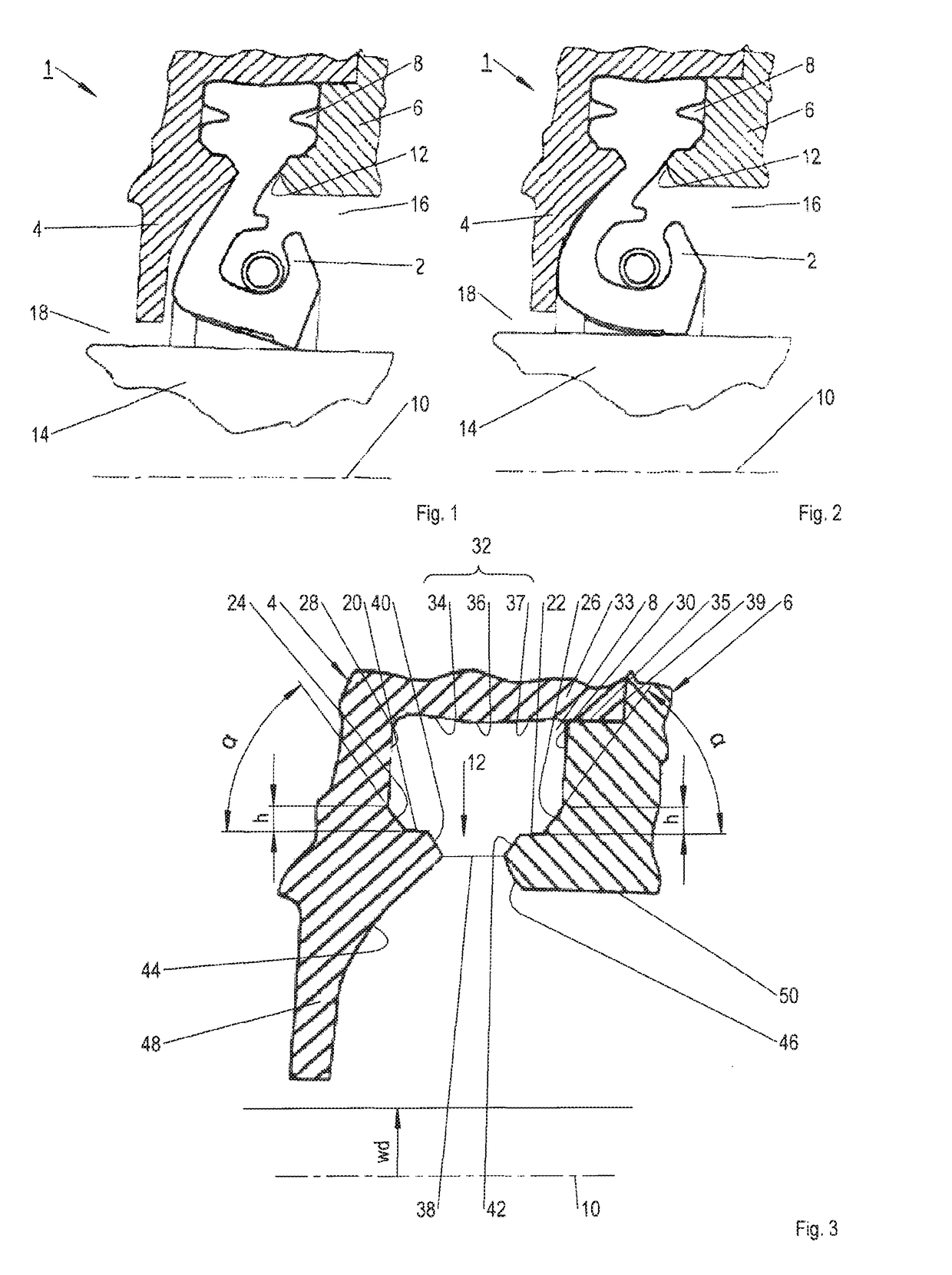 Sealing system and sealing ring