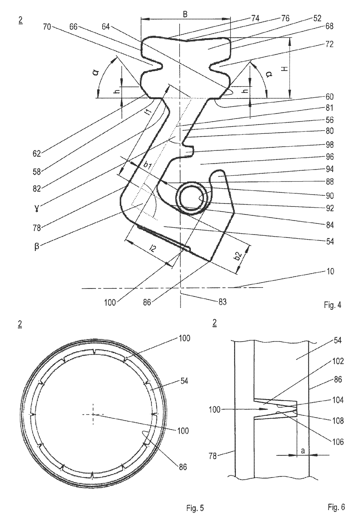 Sealing system and sealing ring