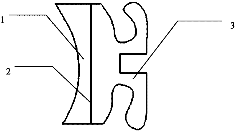 Computer-aided design (CAD) and computer-aided manufacturing (CAM) personalized substrate sandwich ceramic bracket and manufacturing method thereof