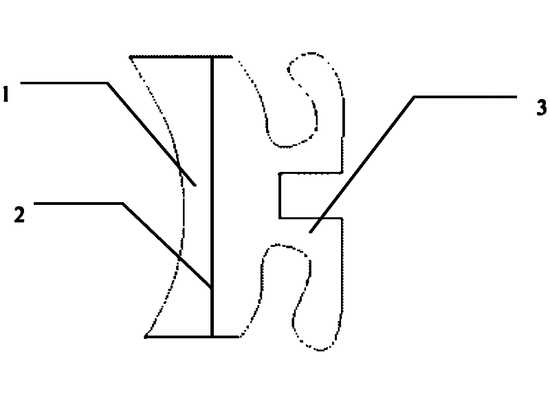 Computer-aided design (CAD) and computer-aided manufacturing (CAM) personalized substrate sandwich ceramic bracket and manufacturing method thereof