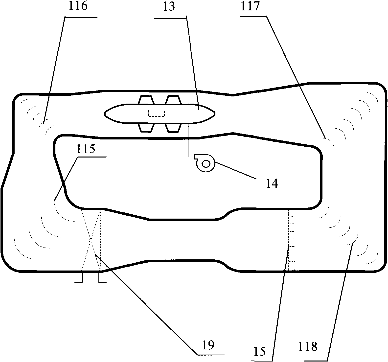 Temperature adjusting system of integrated sand-blowing dust-blowing environment simulation system and method thereof