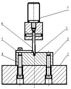 Forming method and forming tool for hinge plate parts