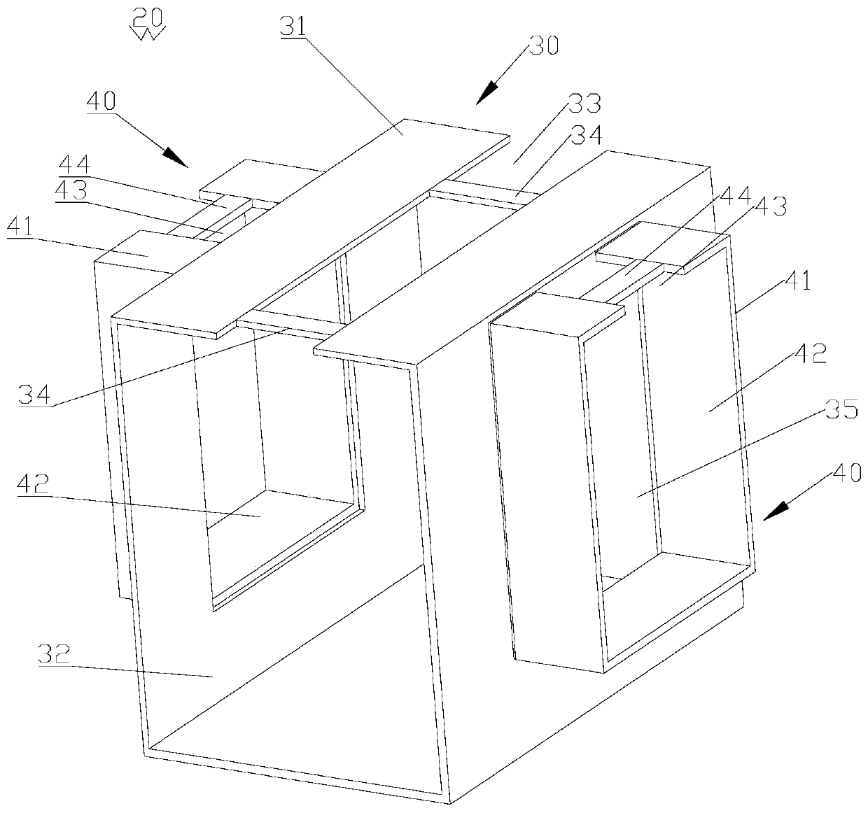 Steel structure corbel